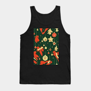 Christmas Seamless Pattern, Christmas Decorations #11 Tank Top